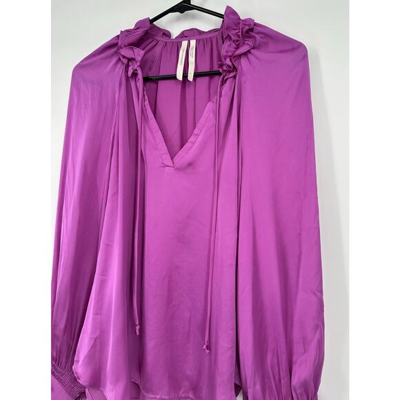 Anthropologie Silky Pullover Blouse - Picture 6 of 10